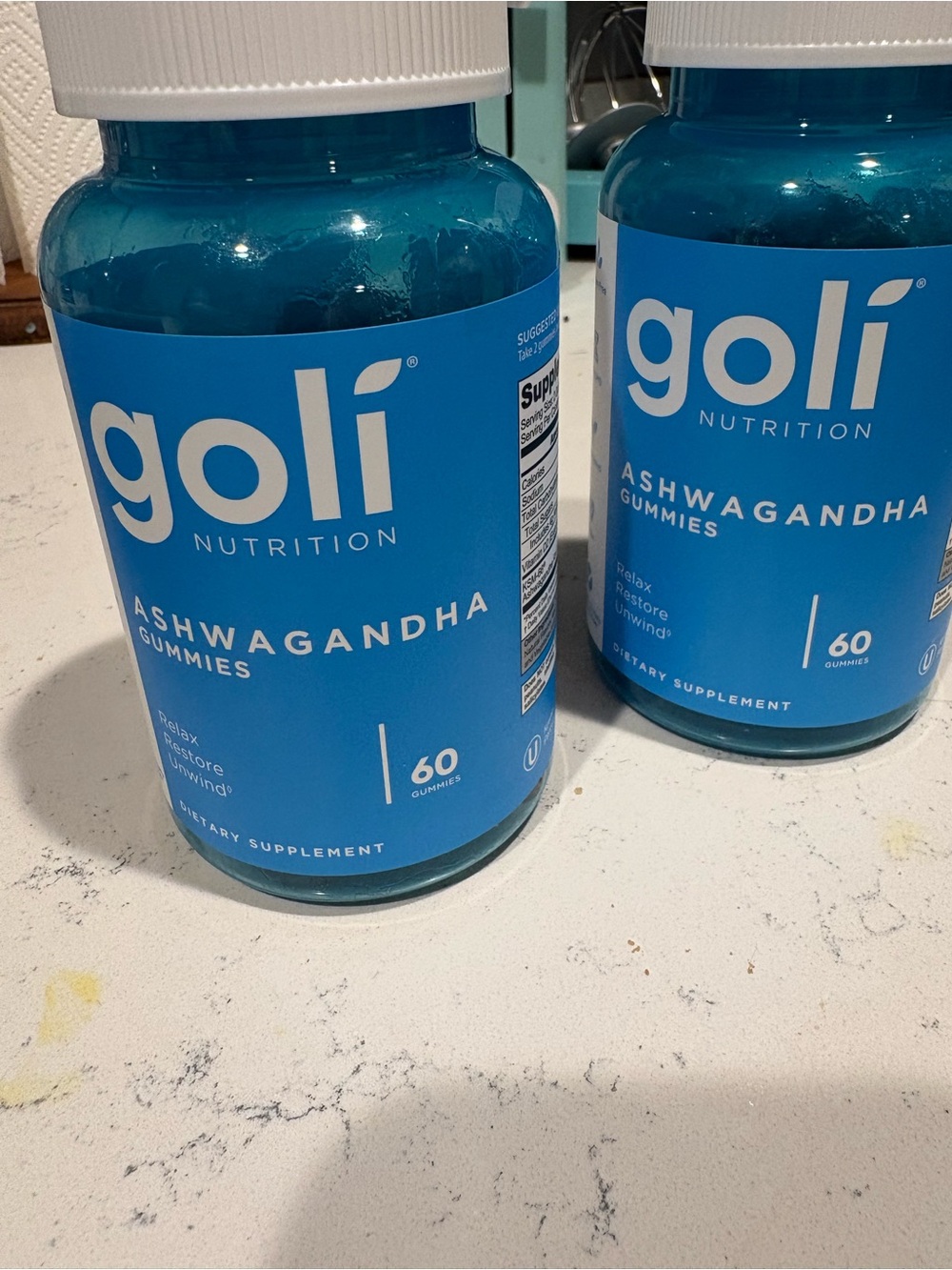 goli Nutrition Ashwagandha Gummies - Blue
